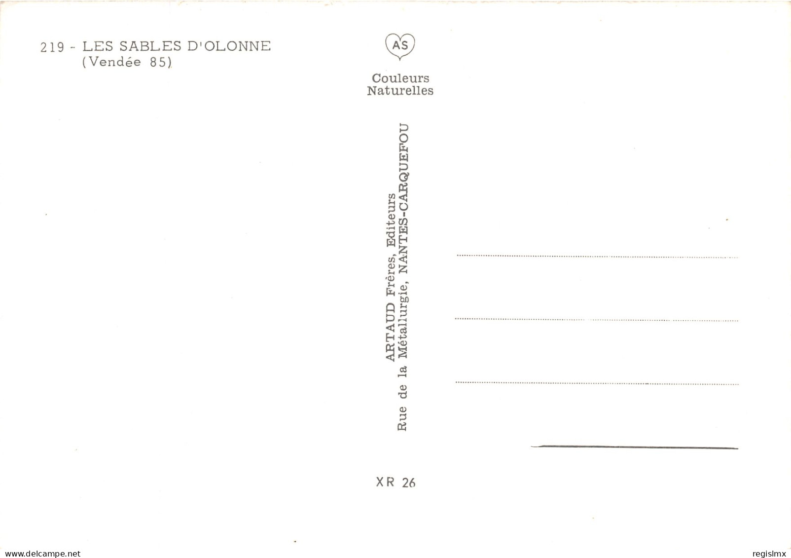 85-LES SABLES D OLONNE-N°1032-B/0271 - Sables D'Olonne
