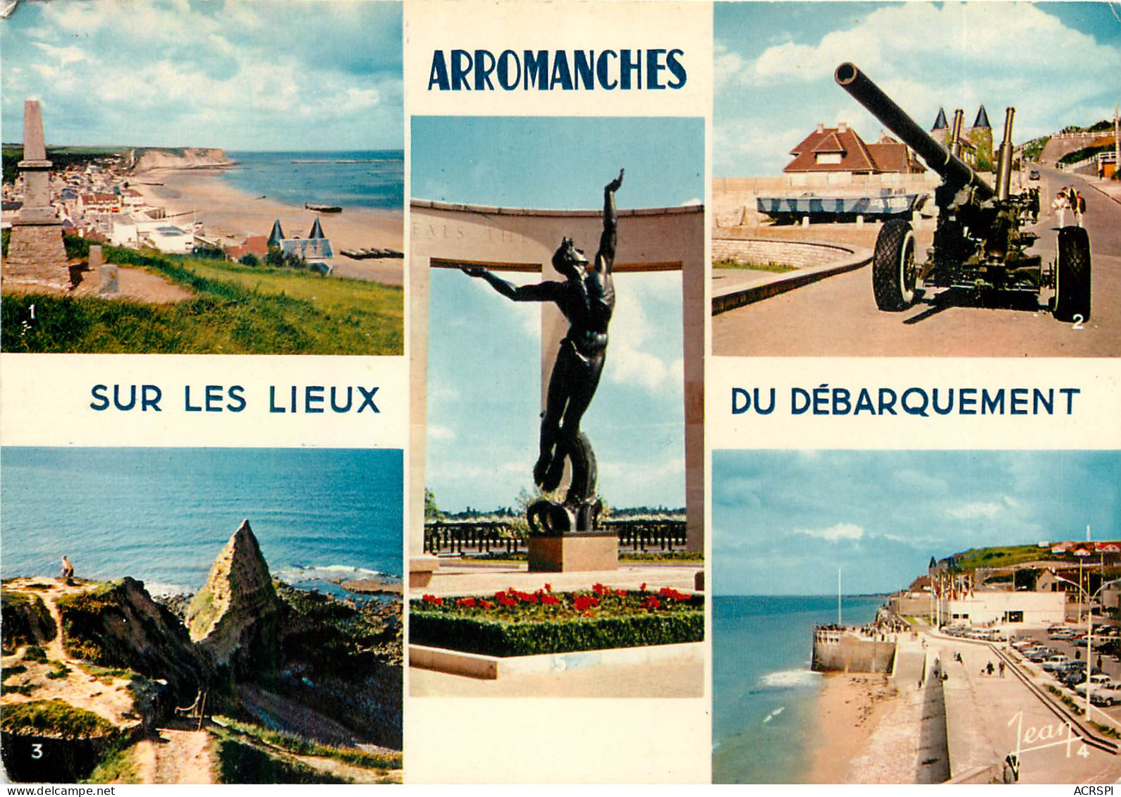 ARROMANCHES La Vue Generale Et Le Musee Canon Et Peniche De Debarquement 17(scan Recto-verso) MB2382 - Arromanches