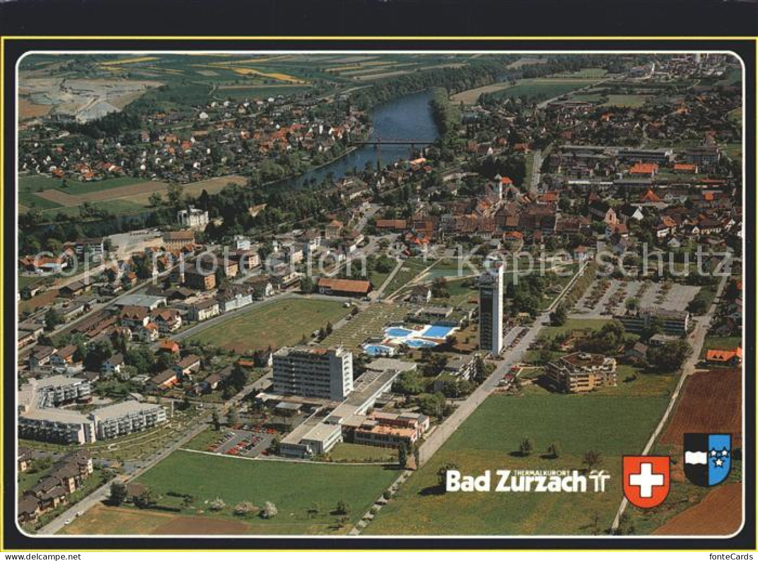 12259443 Bad Zurzach Fliegeraufnahme Bad Zurzach - Other & Unclassified