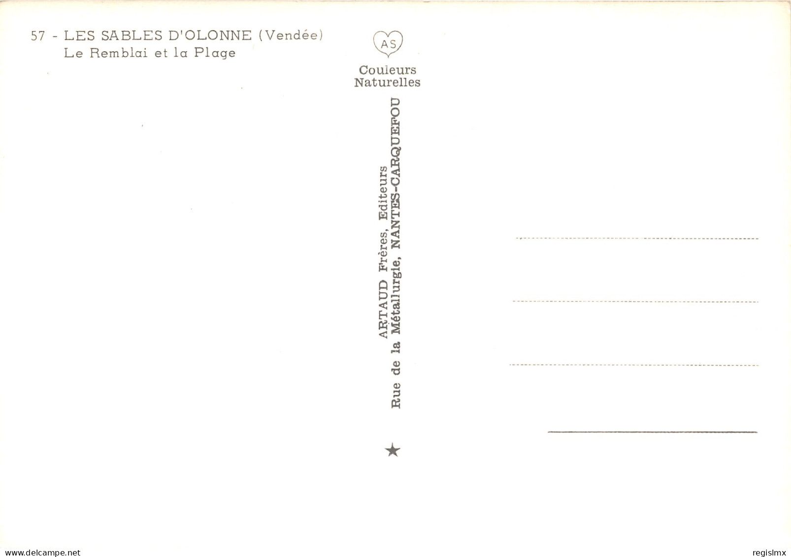 85-LES SABLES D OLONNE-N°1032-B/0181 - Sables D'Olonne