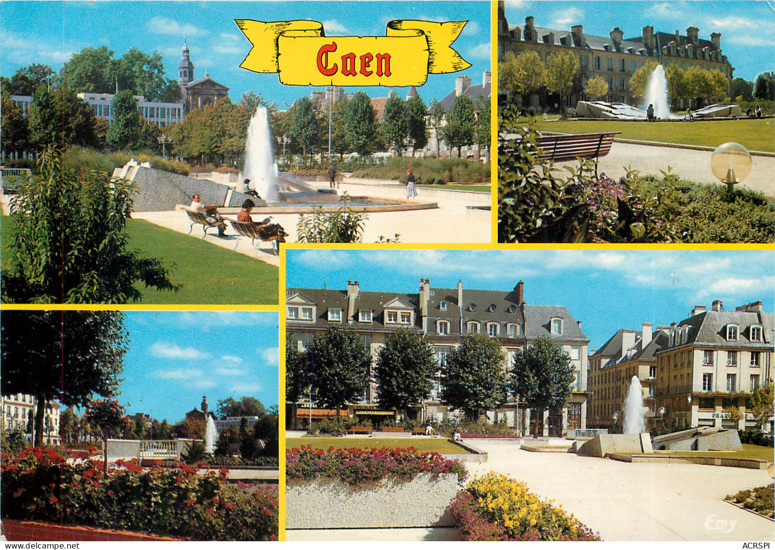 CAEN La Place De La Republique 9(scan Recto-verso) MB2382 - Caen