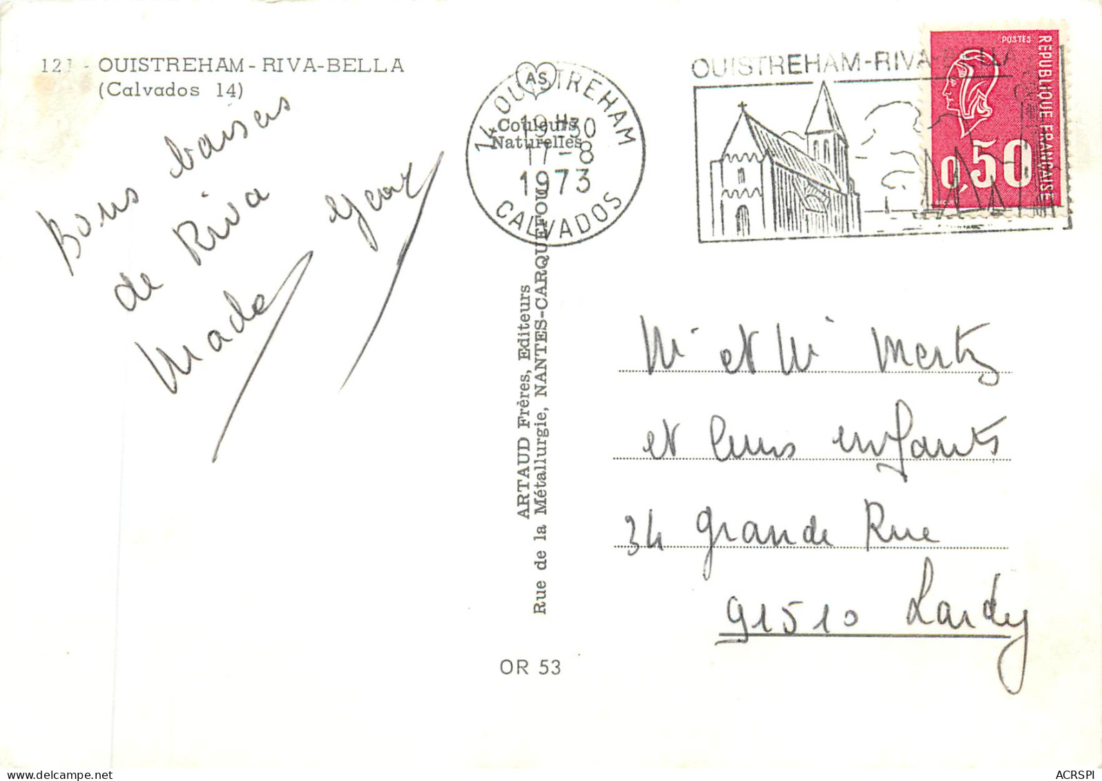 OUISTREHAM RIVA BELLA 21(scan Recto-verso) MB2383 - Riva Bella