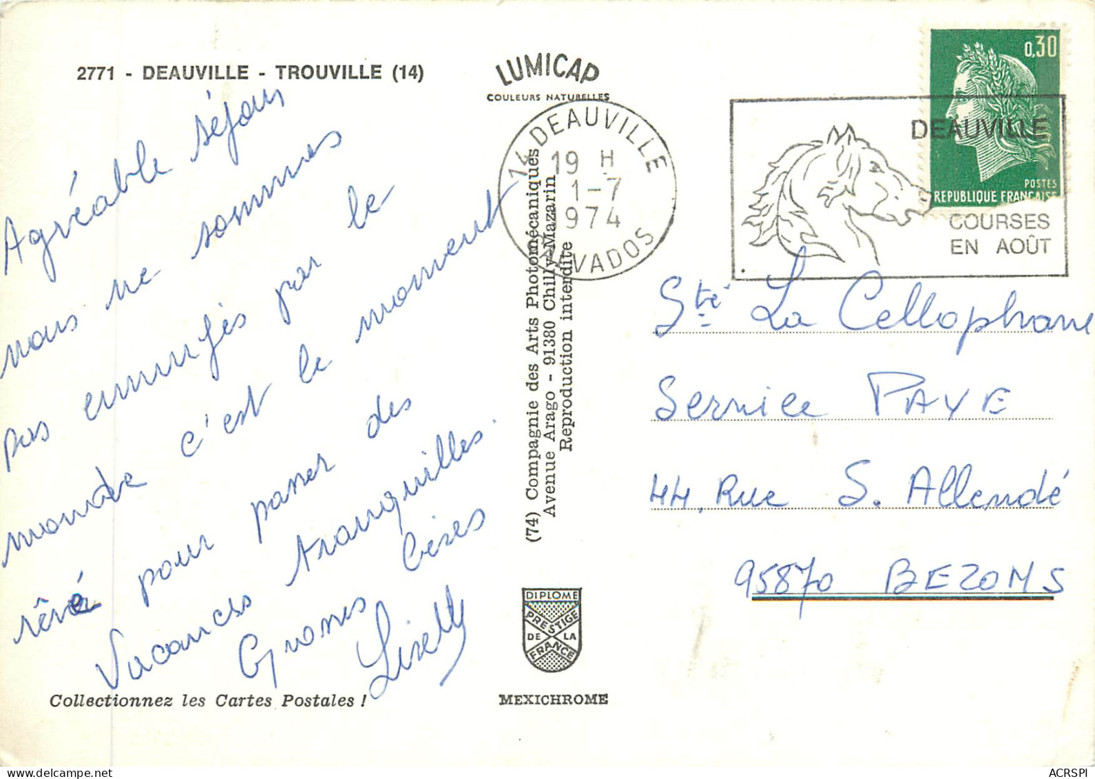DEAUVILLE TROUVILLE28(scan Recto-verso) MB2384 - Deauville