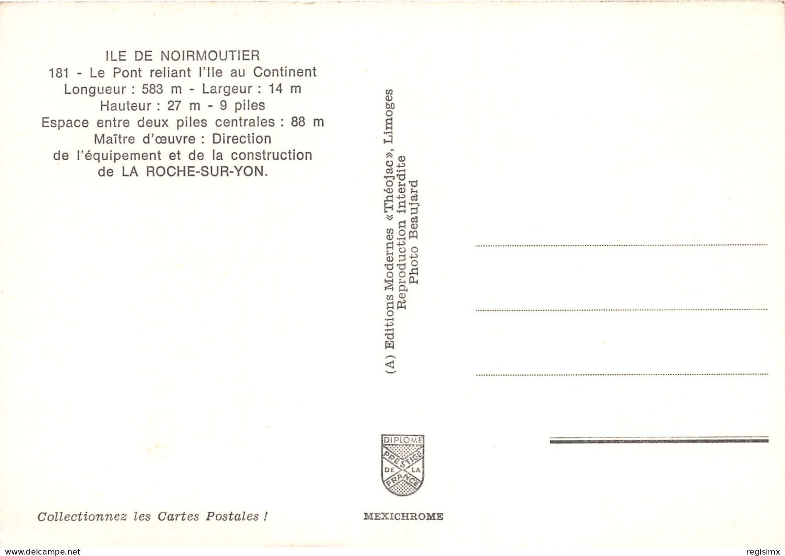 85-ILE DE NOIRMOUTIER-N°1032-A/0031 - Ile De Noirmoutier