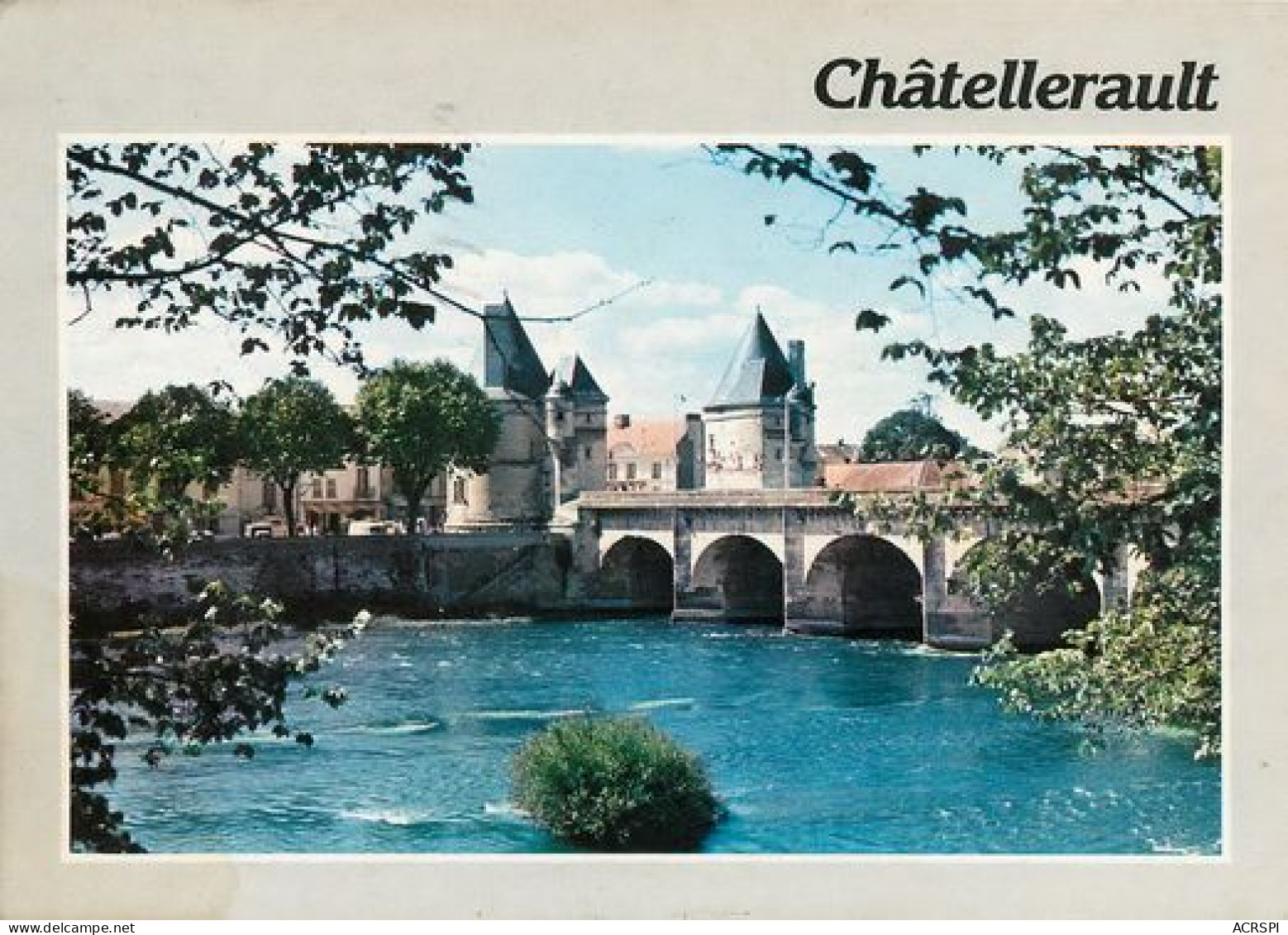 Châtellerault  Le Pont Henri IV  12   (scan Recto-verso)MA2272Ter - Chatellerault