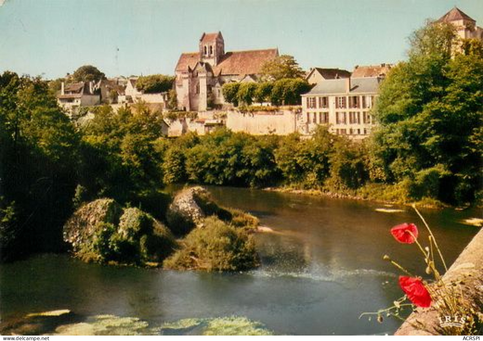 LA ROCHE POSAY  L'église Fortifiée Au Bord De La Creuse   8   (scan Recto-verso)MA2272Ter - La Roche Posay