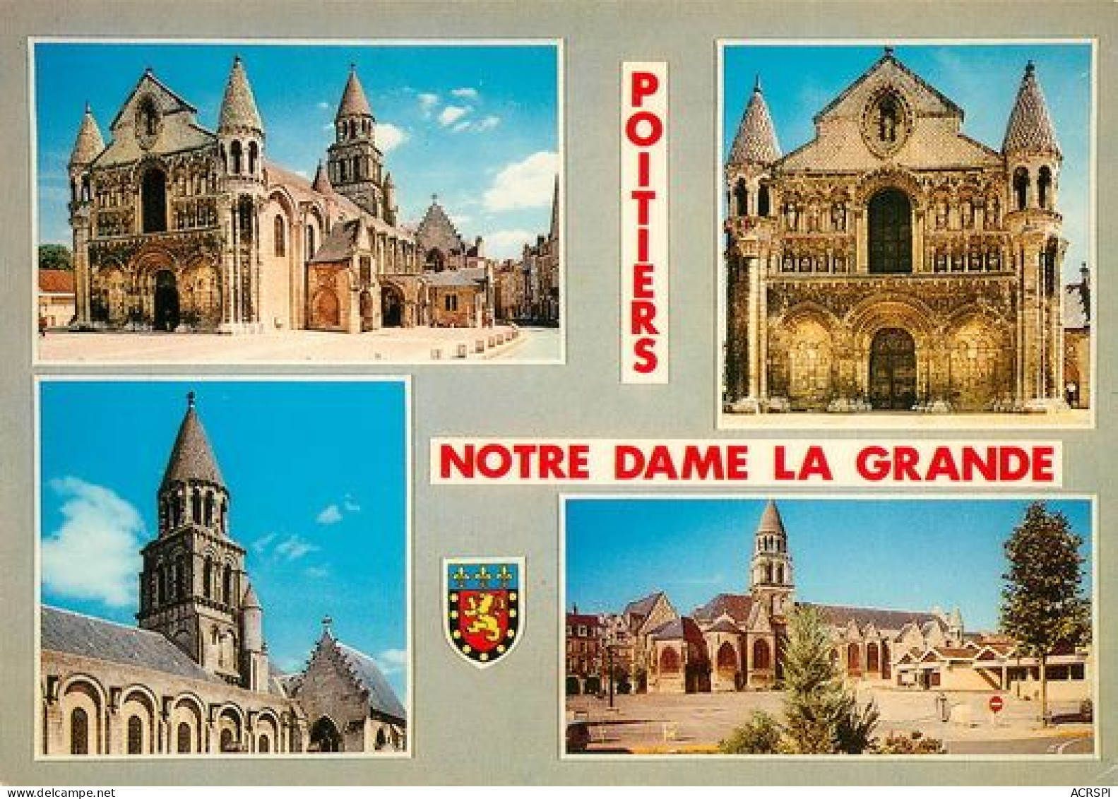 POITIERS  Multivue Notre Dame La Grande  46 (scan Recto-verso)MA2272Bis - Poitiers