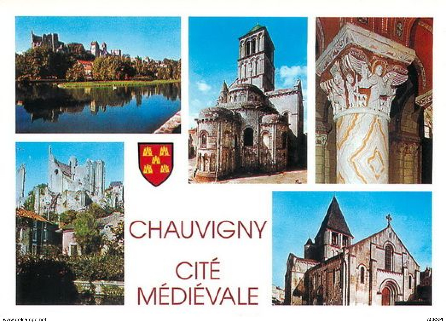 CHAUVIGNY  Cité Médiévale église Et Ruines  12   (scan Recto-verso)MA2272Bis - Chauvigny