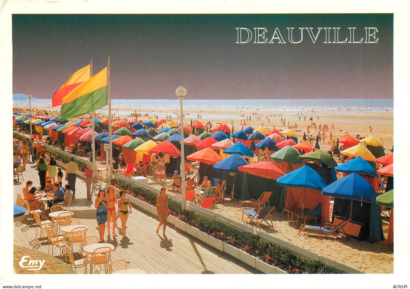 DEAUVILLE Les Planches La Plage 29(scan Recto-verso) MB2386 - Deauville