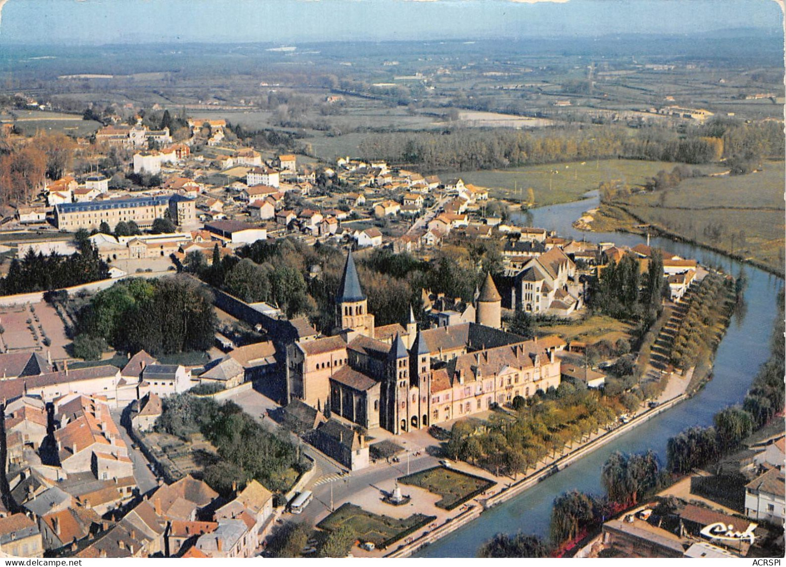 PARAY LE MONIAL Vue Generale Aerienne 11(scan Recto-verso) MA2272 - Paray Le Monial