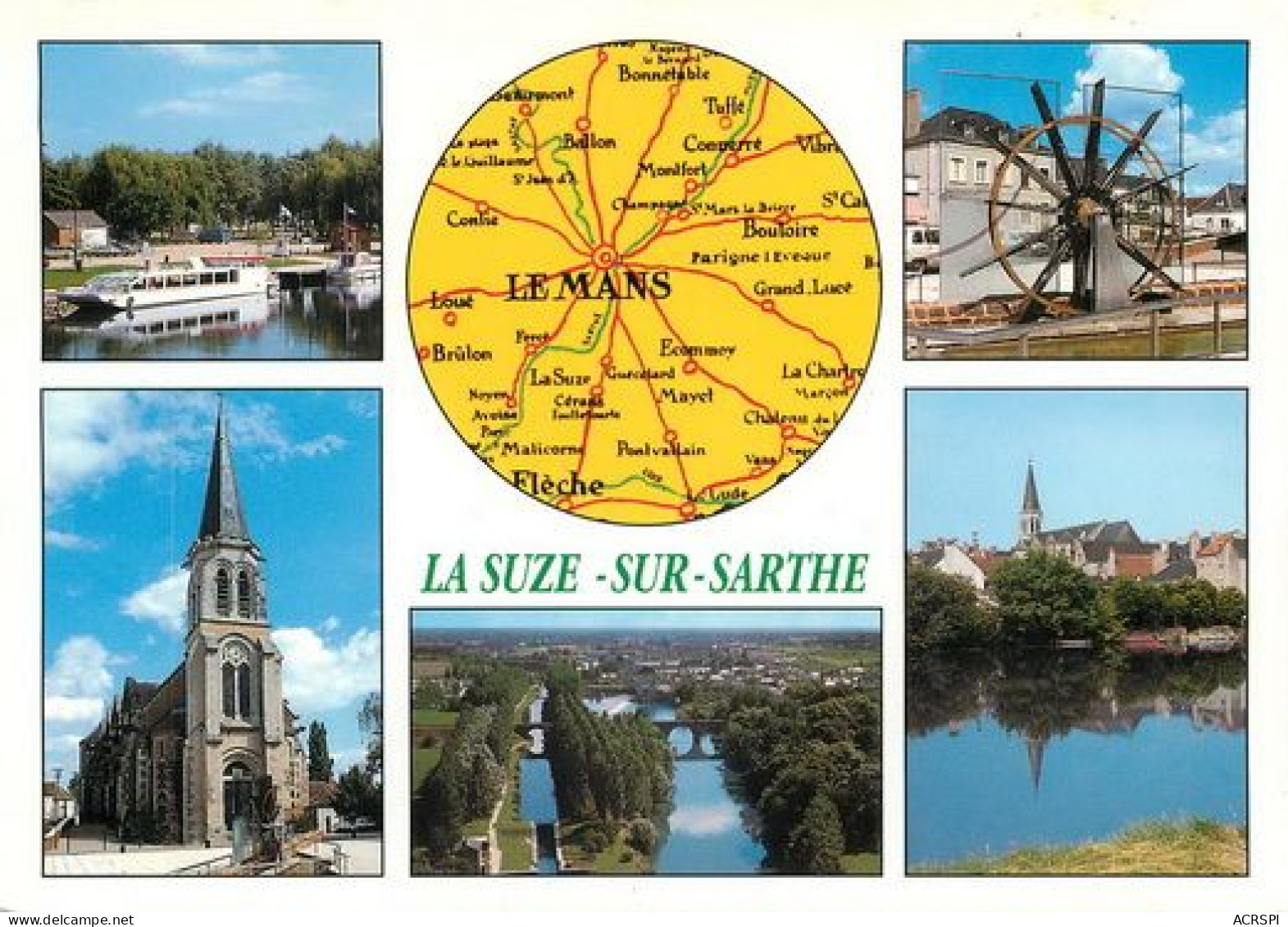 LA SUZE Sur SARTHE  Multivue 38   (scan Recto-verso)MA2271Ter - La Suze Sur Sarthe