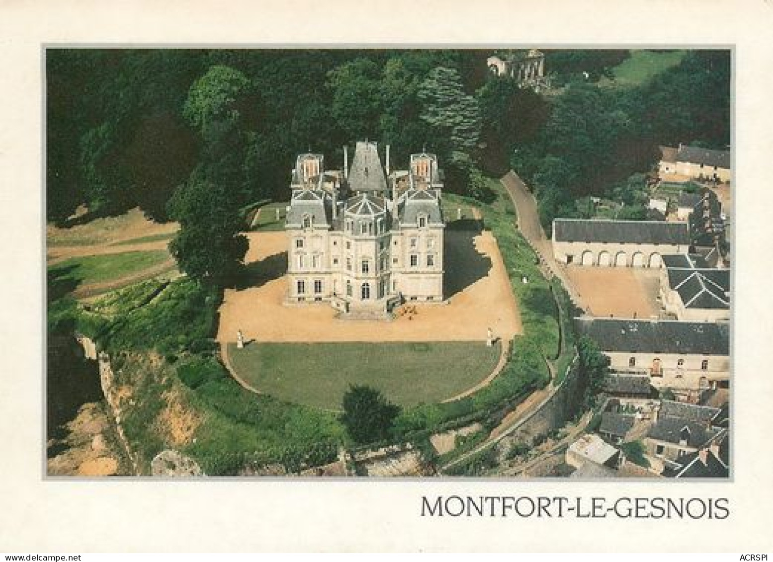MONTFORT Le GESNOIS Vue Aerienne  21   (scan Recto-verso)MA2271Ter - Montfort Le Gesnois