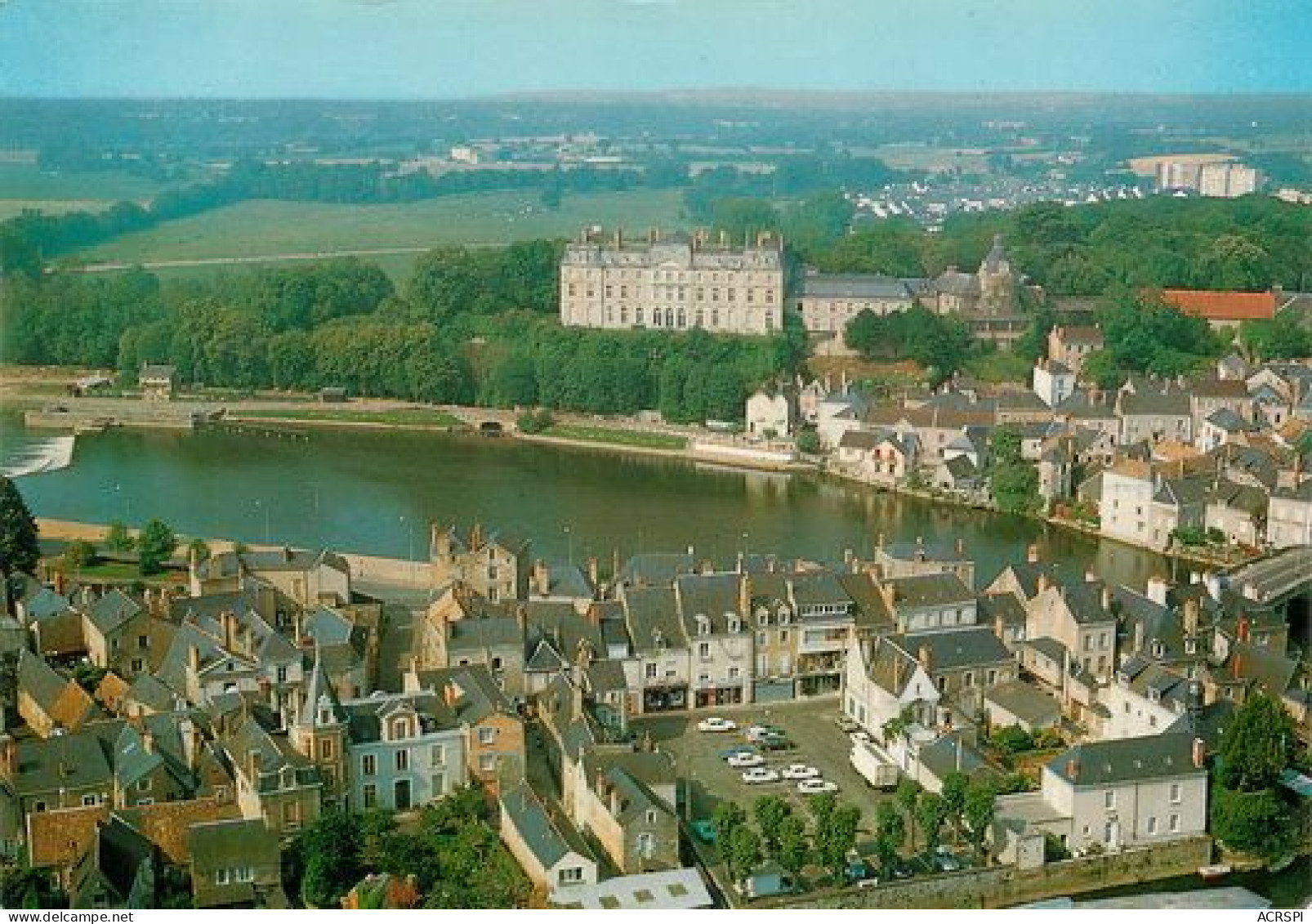 SABLE Sur SARTHE  Vue Panoramique Aerienne  57  (scan Recto-verso)MA2271Bis - Sable Sur Sarthe