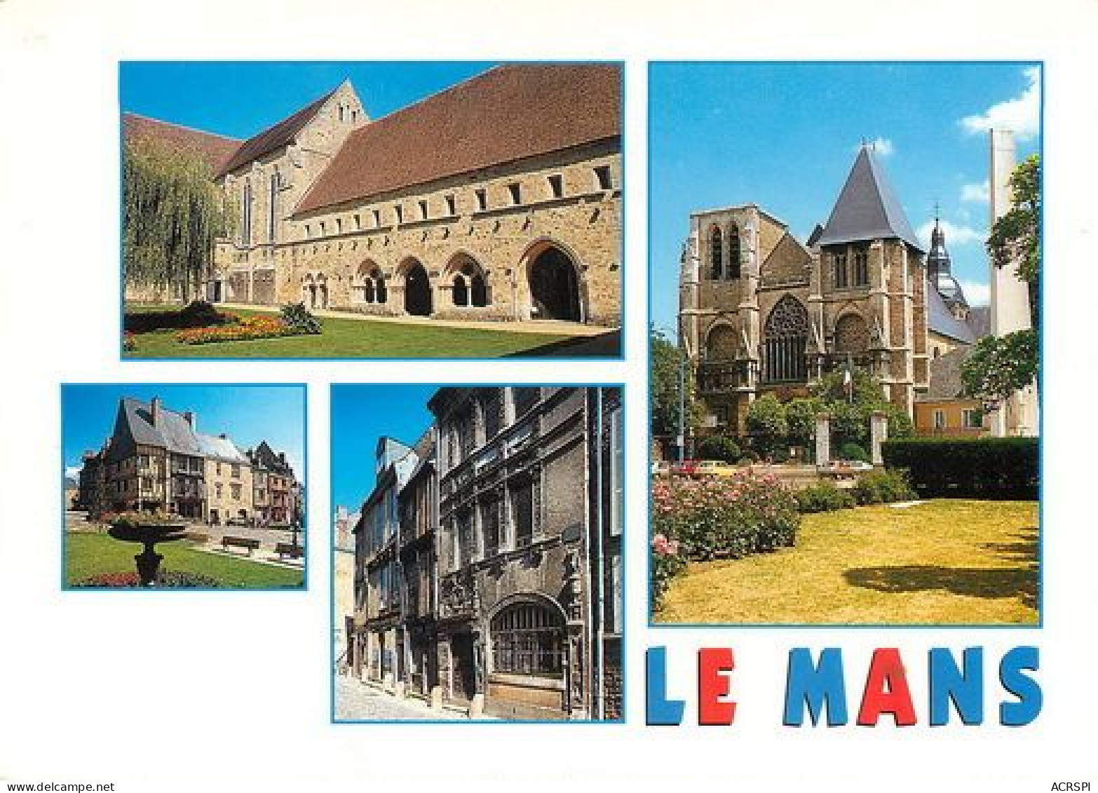 LE MANS   Divers Vues De La Ville   22  (scan Recto-verso)MA2271Bis - Le Mans