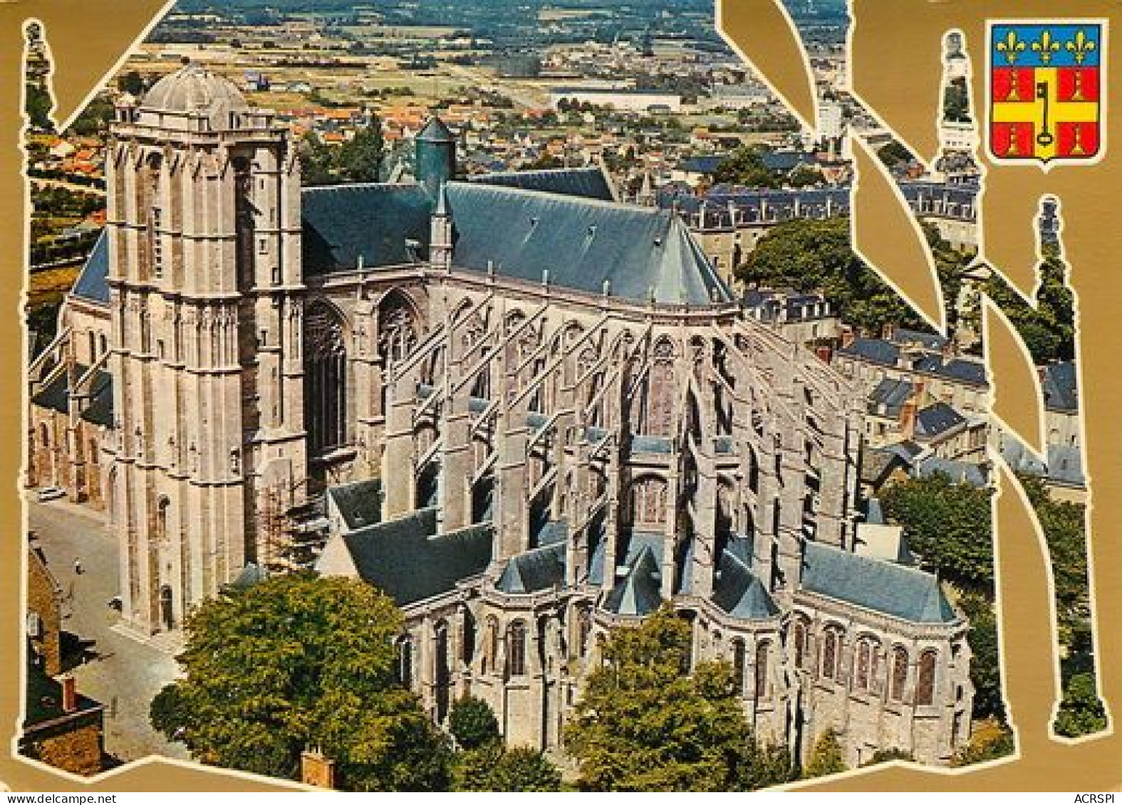 LE MANS  La  Cathedrale  5   (scan Recto-verso)MA2271Bis - Le Mans