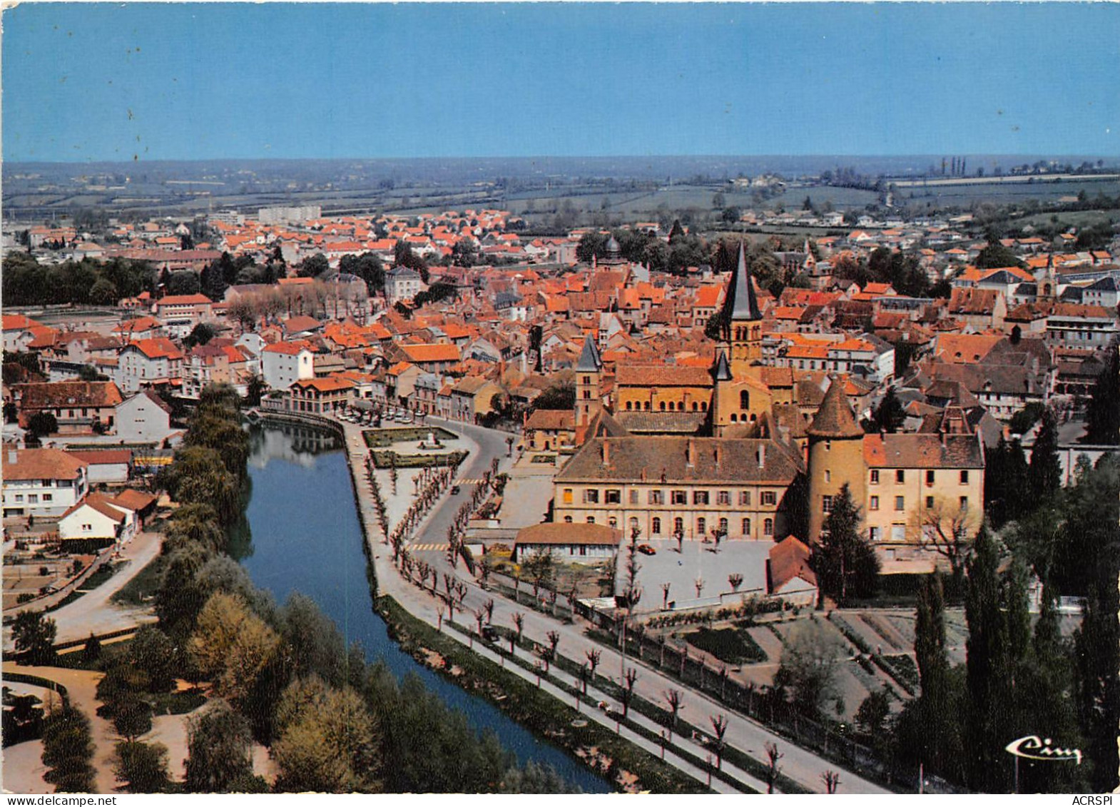 PARAY LE MONIAL Vue Generale Aerienne 18(scan Recto-verso) MA2271 - Paray Le Monial