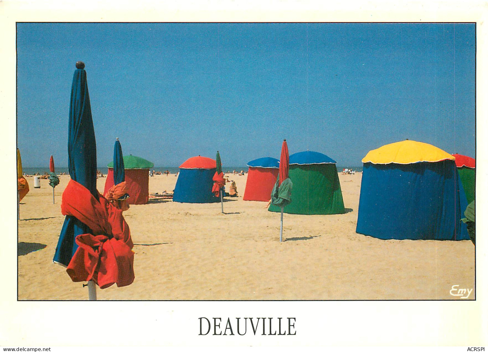 DEAUVILLE La Plage 5(scan Recto-verso) MB2386 - Deauville