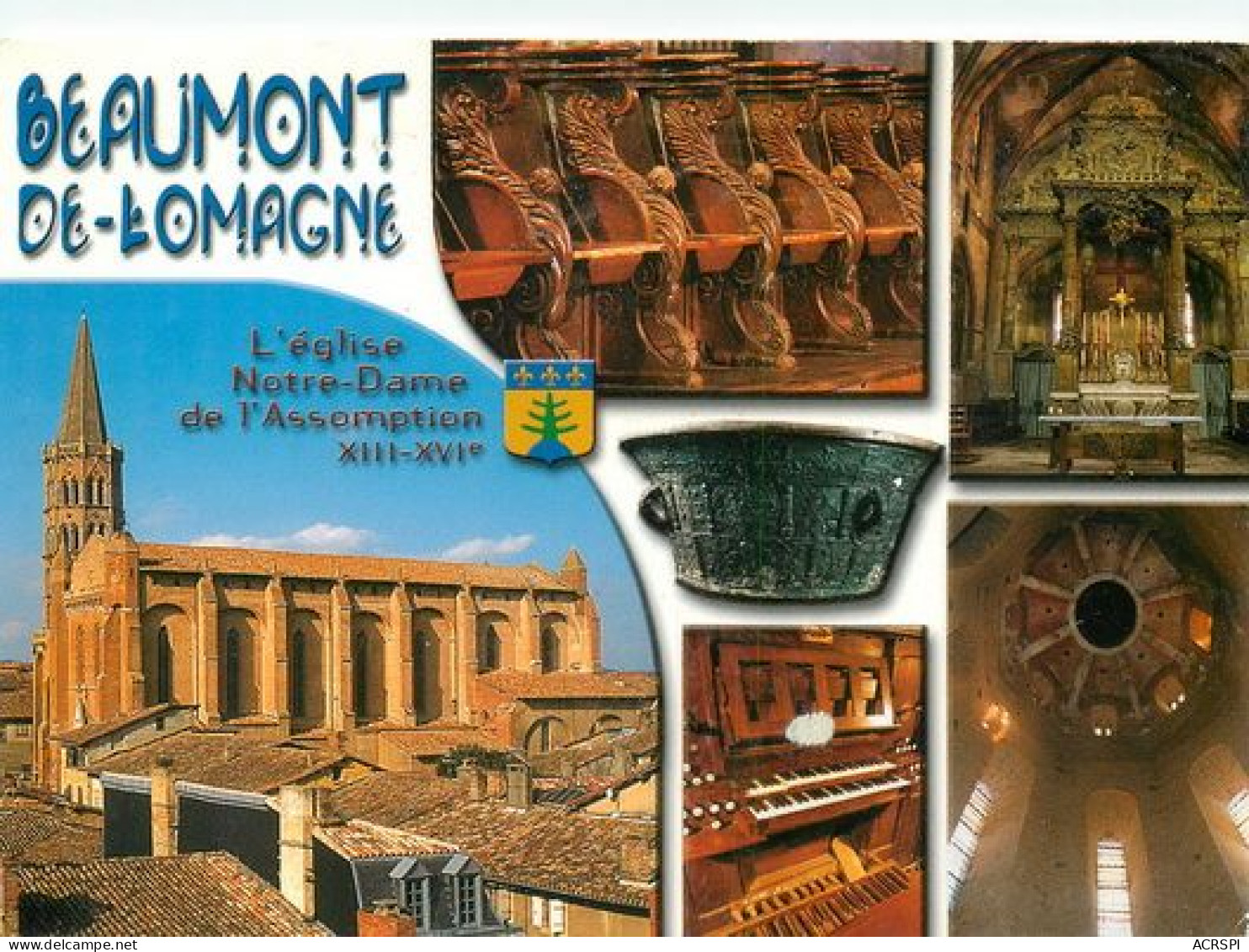 BEAUMONT De LOMAGNE Multivue  24  (scan Recto-verso)MA2270Ter - Beaumont De Lomagne