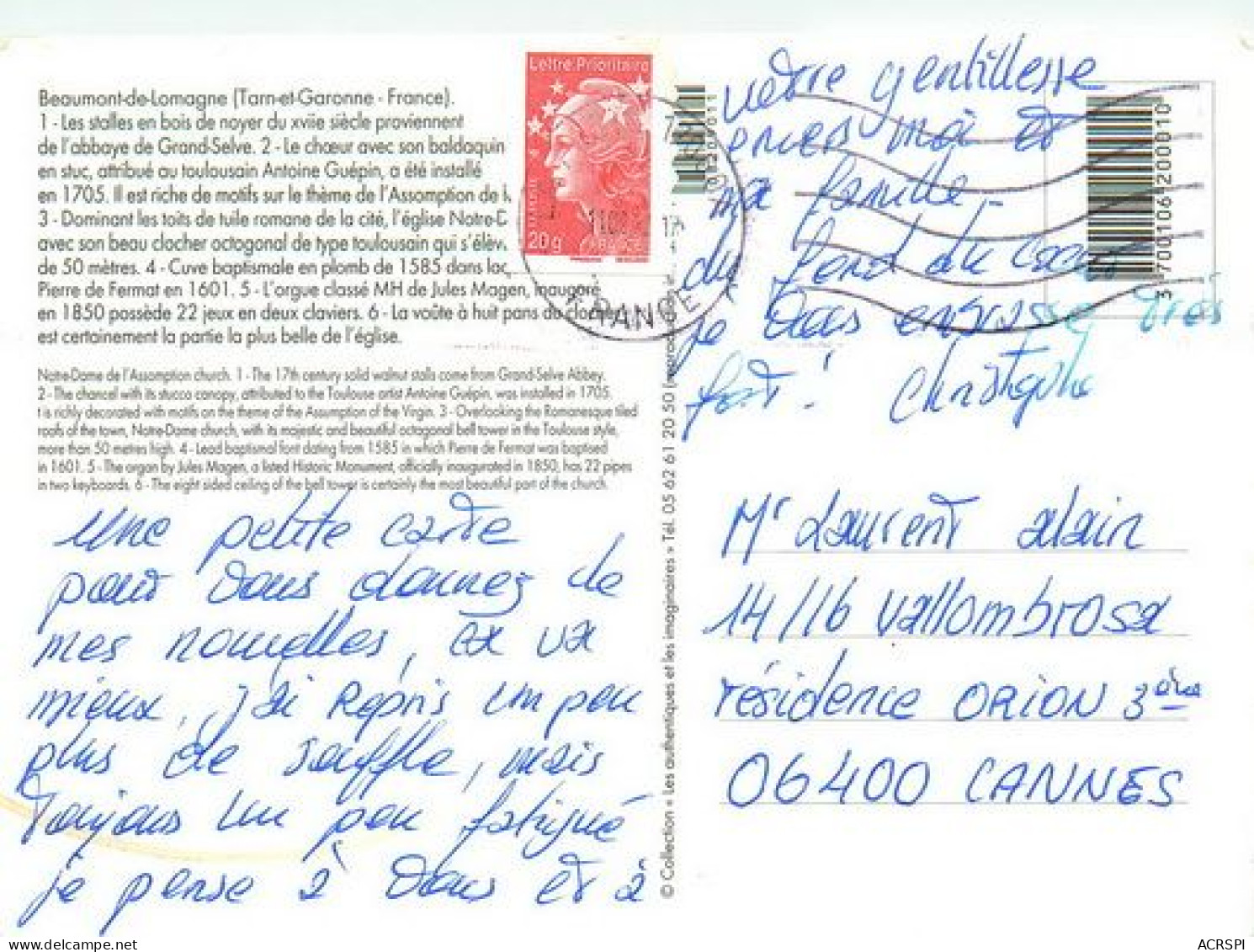 BEAUMONT De LOMAGNE Multivue  24  (scan Recto-verso)MA2270Ter - Beaumont De Lomagne