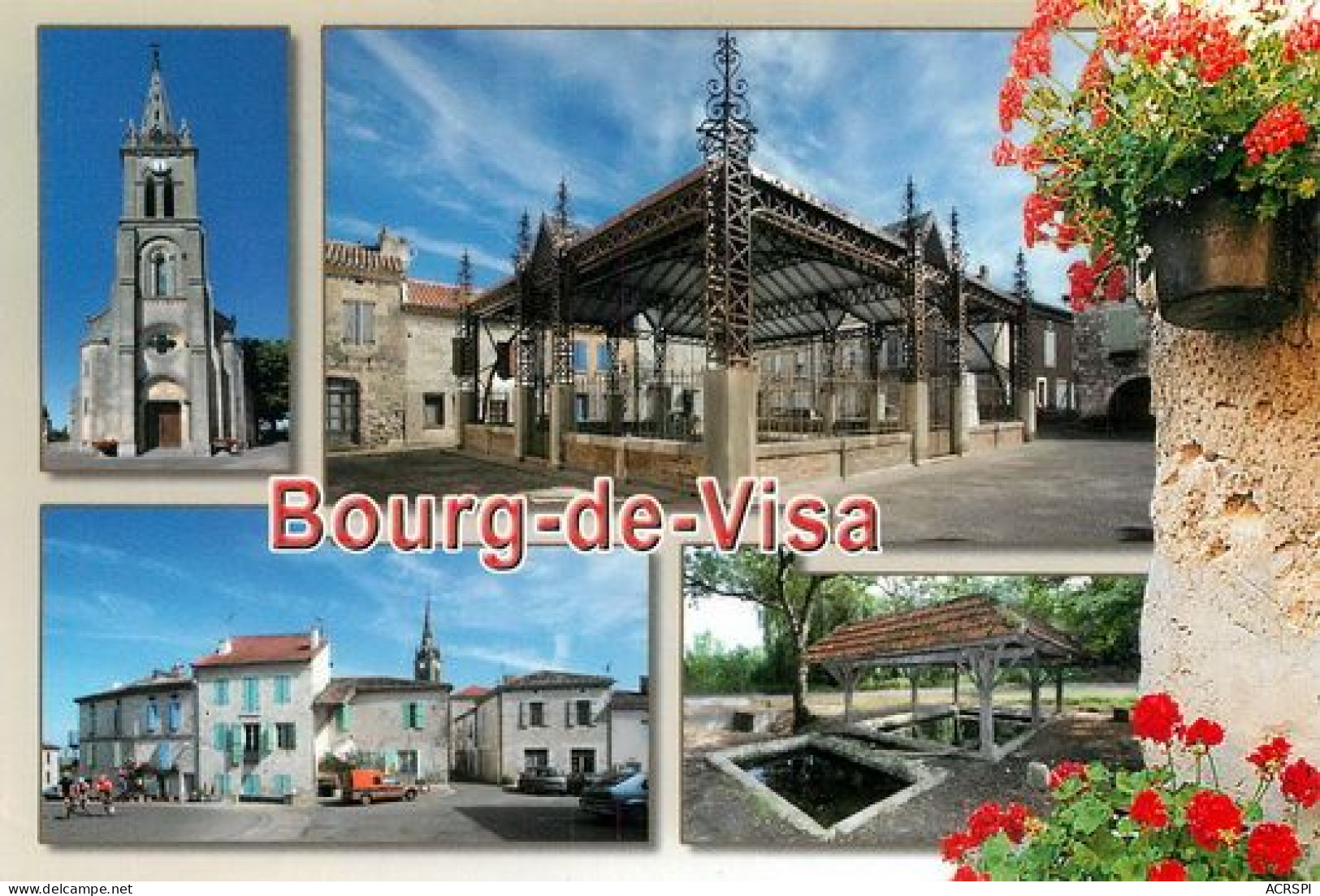 BOURG De VISA Multivue  19  (scan Recto-verso)MA2270Ter - Bourg De Visa