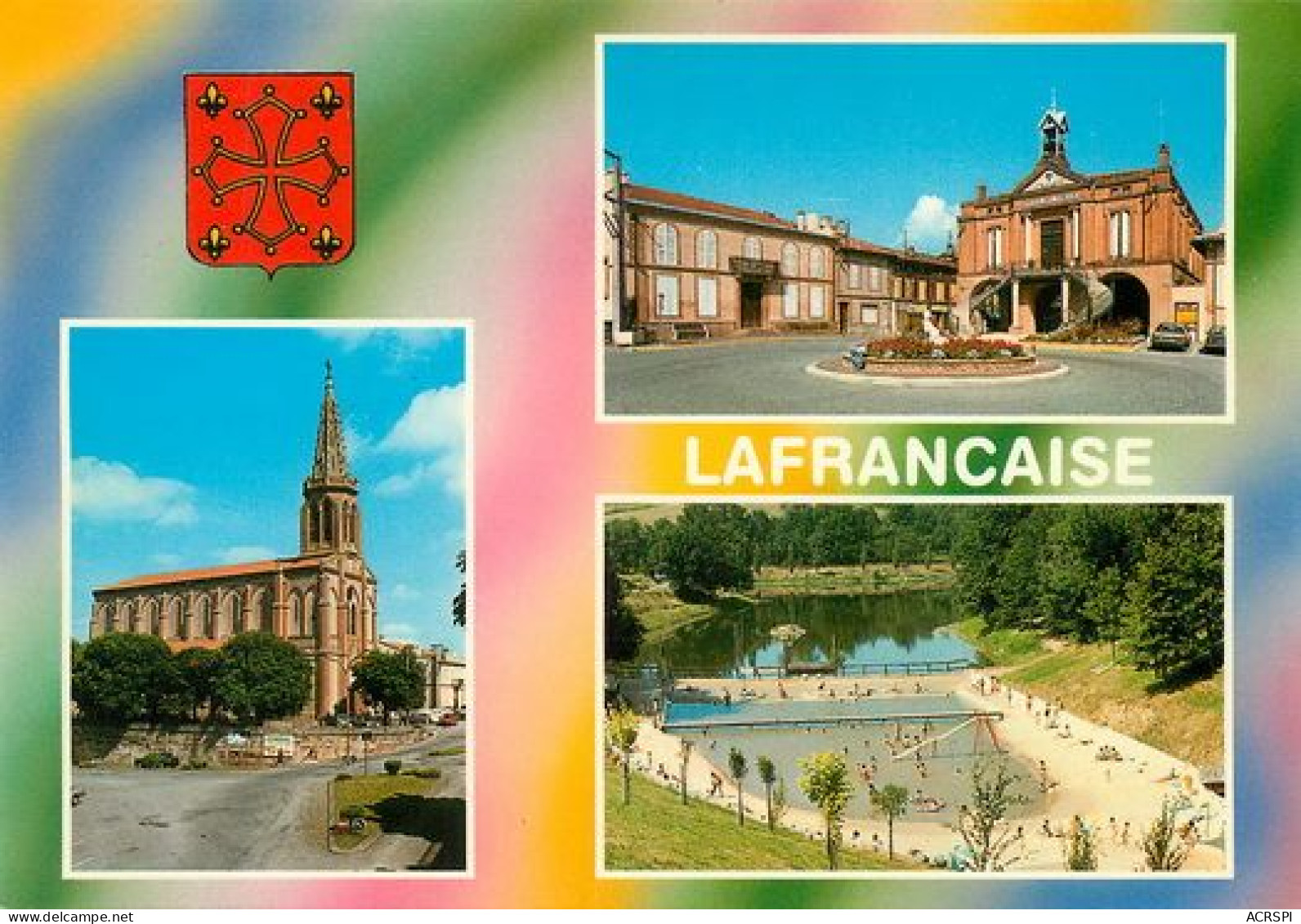 LAFRANCAISE Hotel De Ville Piscine Et Vallée Des Loisirs  18  (scan Recto-verso)MA2270Ter - Lafrancaise
