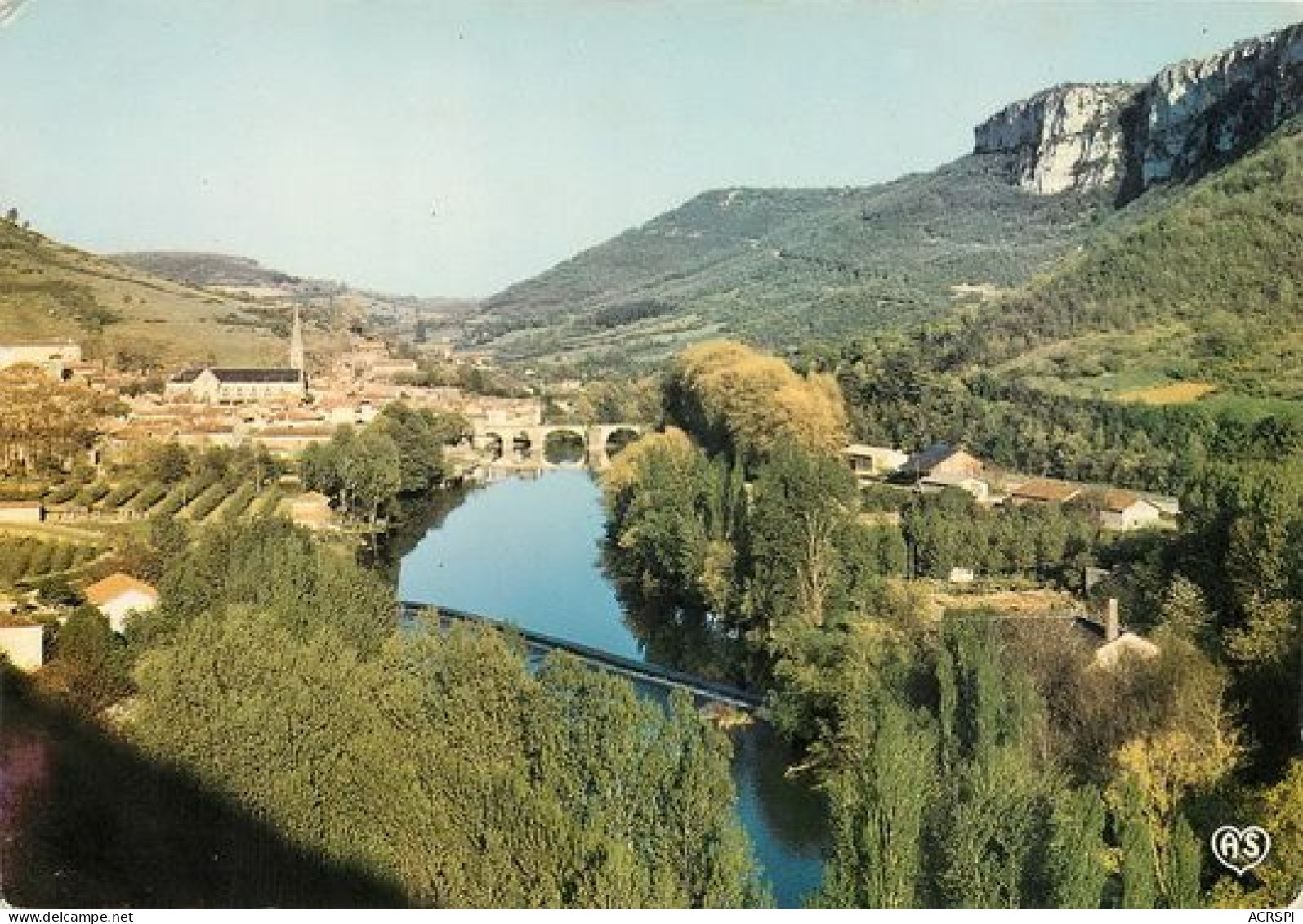 SAINT ANTONIN NOBLE VAL   Vue Generale Panoramique   2  (scan Recto-verso)MA2270Ter - Saint Antonin Noble Val