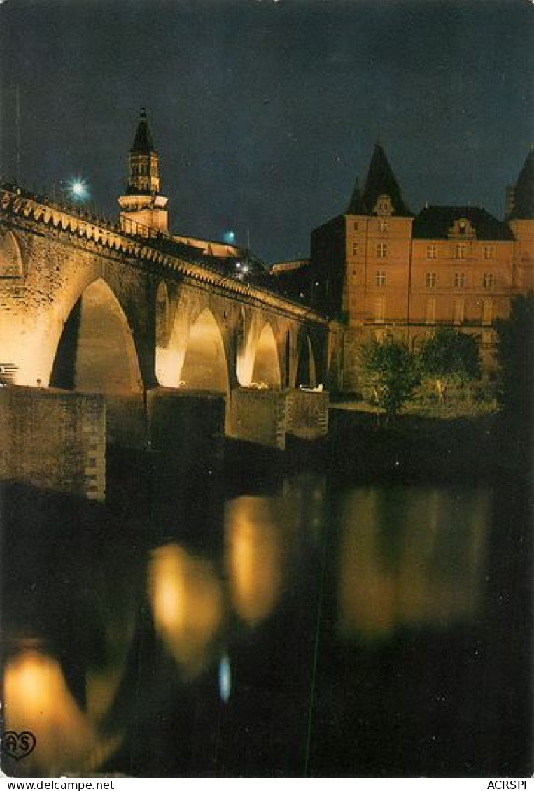 MONTAUBAN Le Pont Sur Le Tarn Et Clocher De L'église St JACQUES  6   (scan Recto-verso)MA2270Bis - Montauban