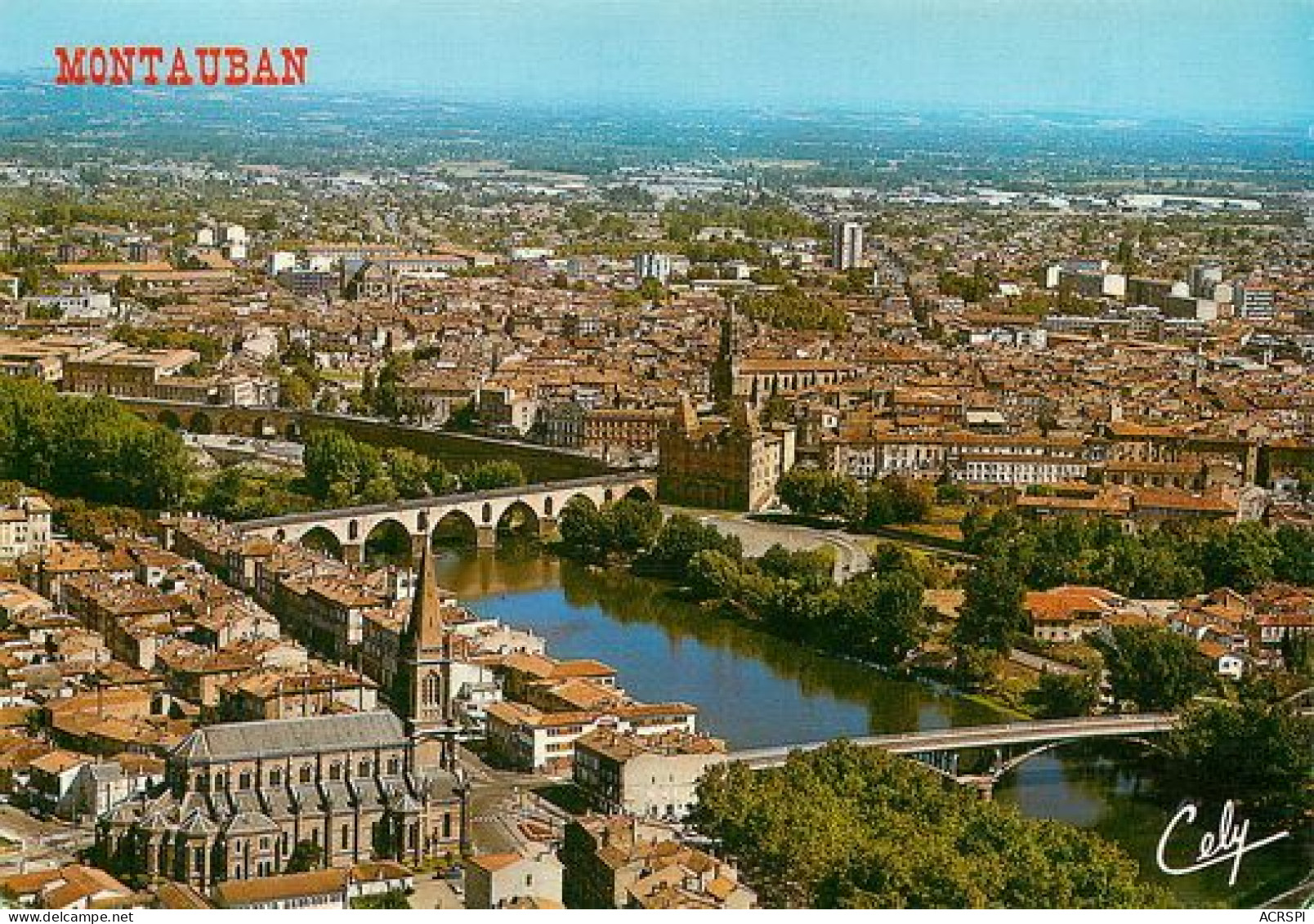 MONTAUBAN Vue Aerienne  9   (scan Recto-verso)MA2270Bis - Montauban