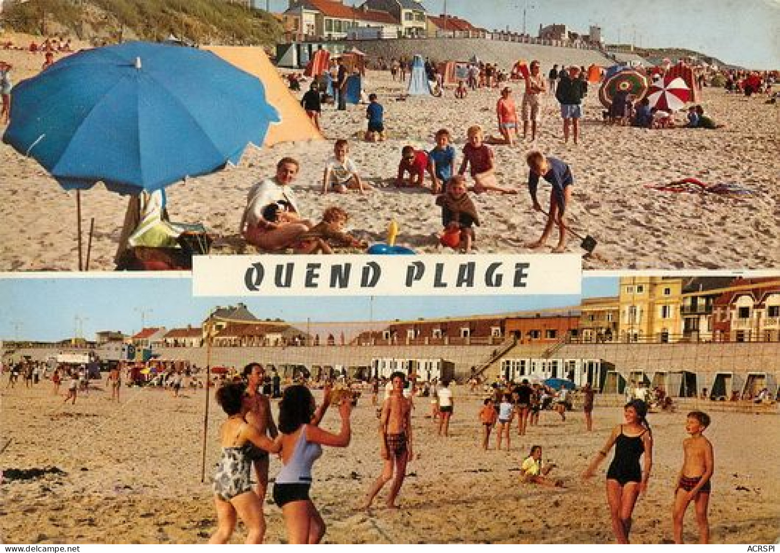 QUEND PLAGE LES PINS  La Plage 24   (scan Recto-verso)MA2269Ter - Quend