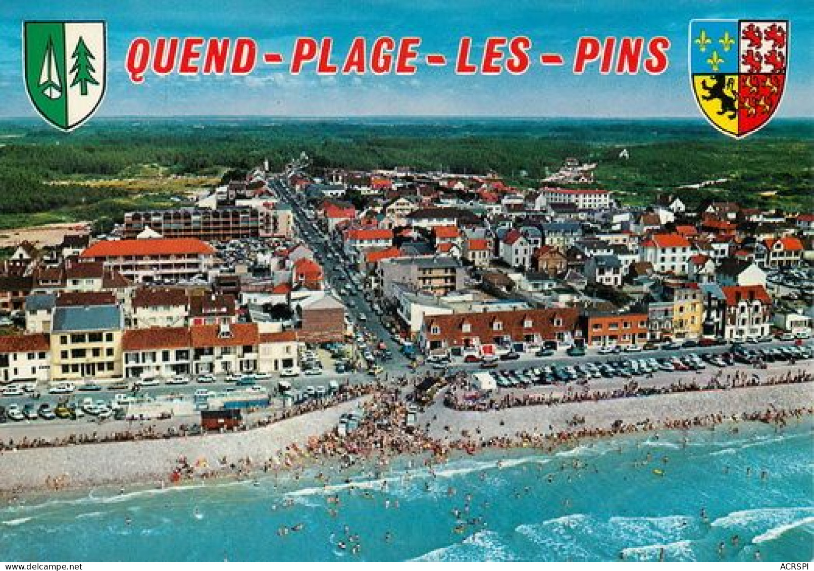 QUEND PLAGE LES PINS  Vue Aerienne  25   (scan Recto-verso)MA2269Ter - Quend