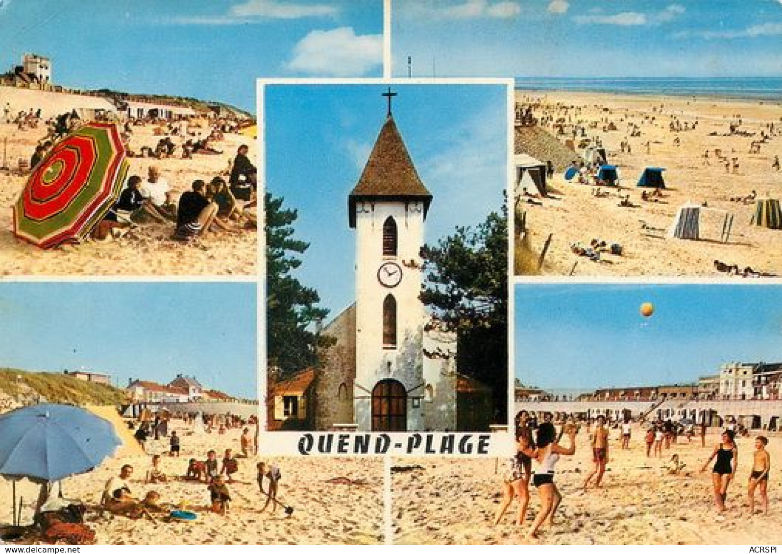QUEND PLAGE LES PINS Multivue  23   (scan Recto-verso)MA2269Ter - Quend