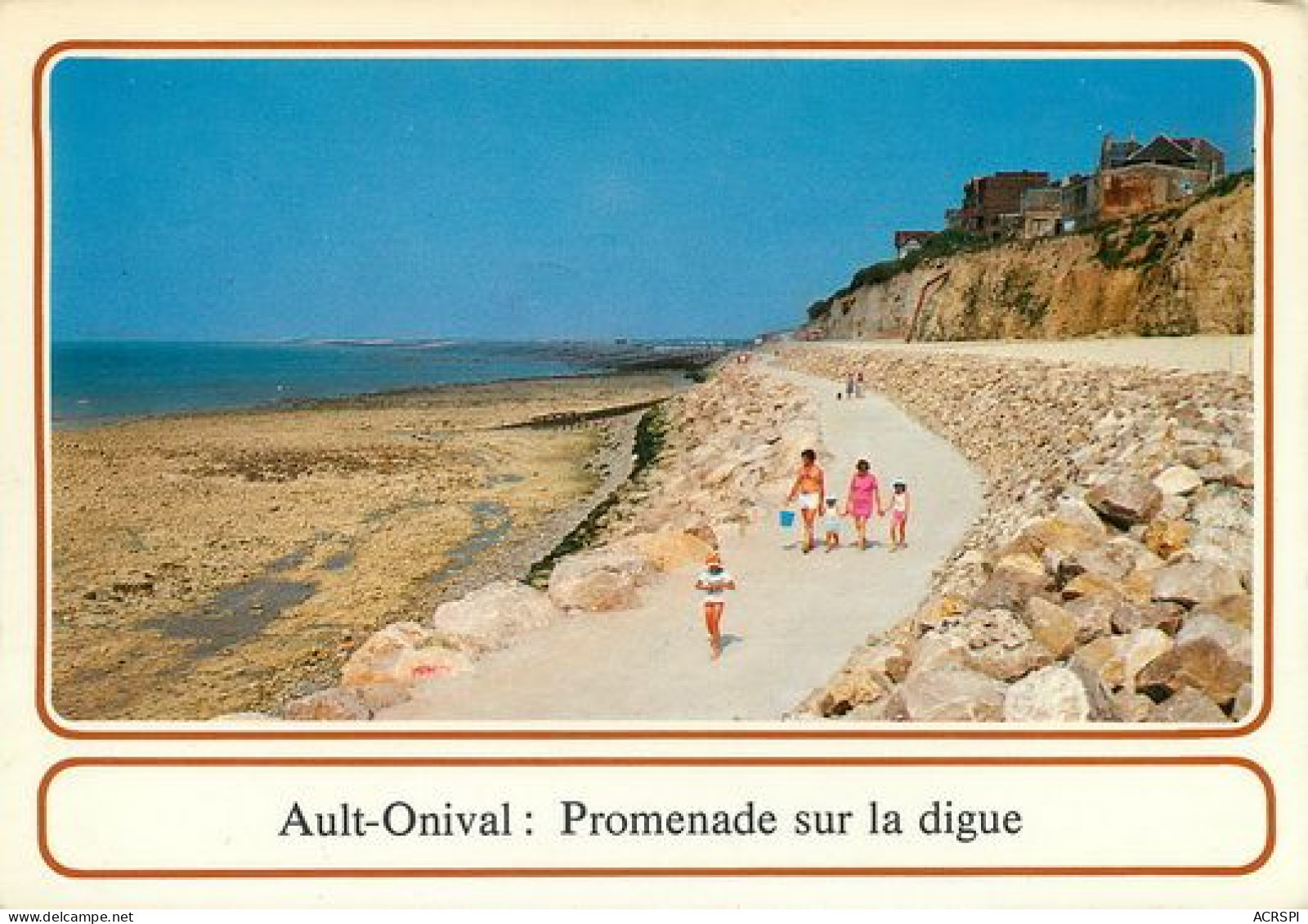 AULT ONIVAL  Promenade Sur La Digue  15   (scan Recto-verso)MA2269Ter - Ault