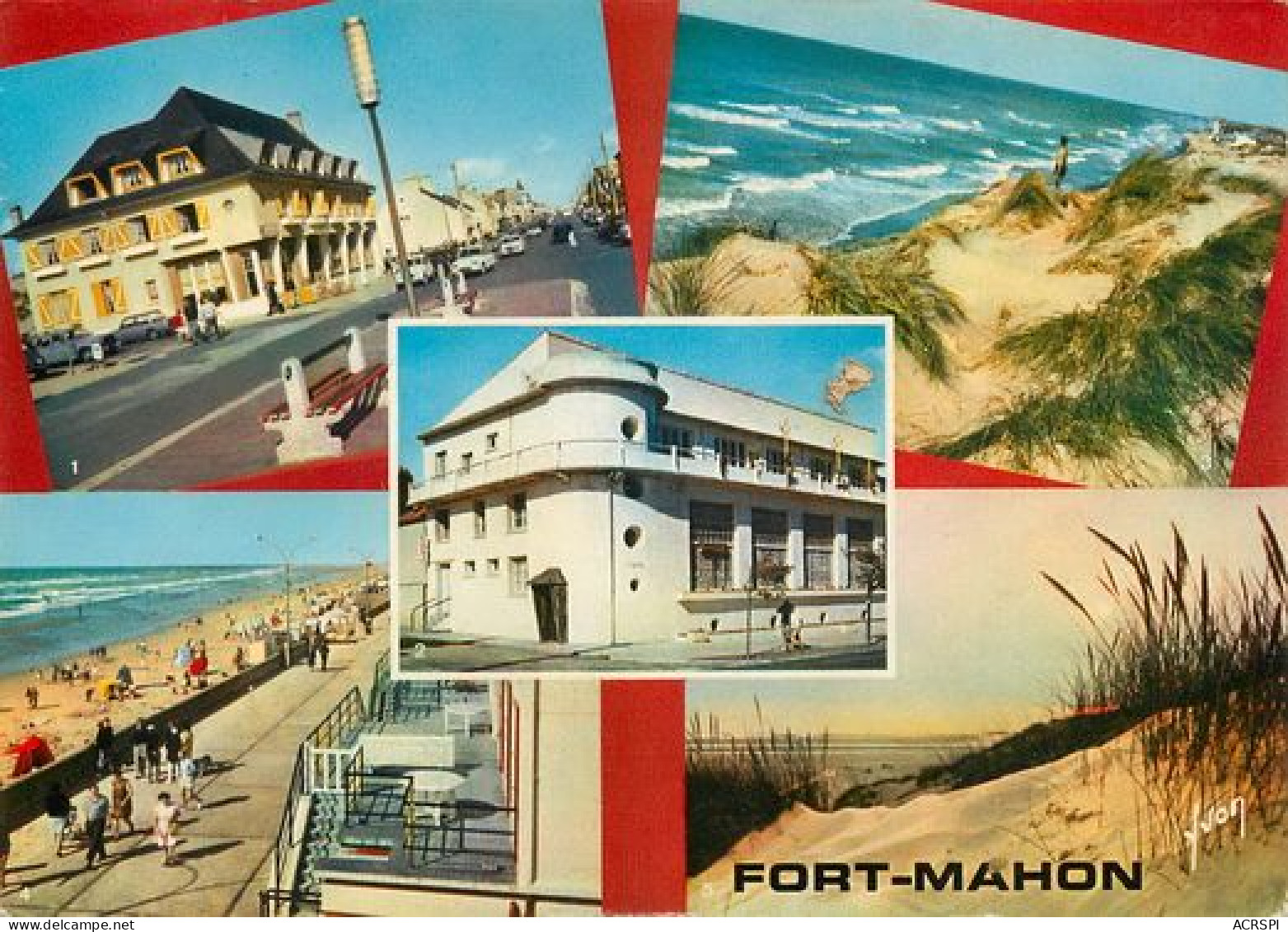 FORT MAHON  Divers Vues De La Ville Casino Avenue De La Plage Esplanade 8   (scan Recto-verso)MA2269Ter - Fort Mahon