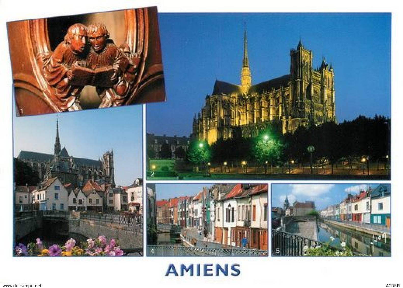 AMIENS  Vues De La Cathedrale Et De La Ville   34   (scan Recto-verso)MA2269Bis - Amiens