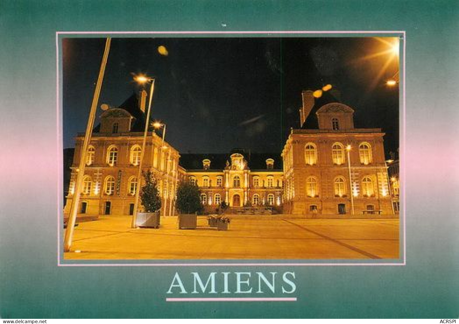 AMIENS  L'hotel De Ville  La Nuit  27   (scan Recto-verso)MA2269Bis - Amiens