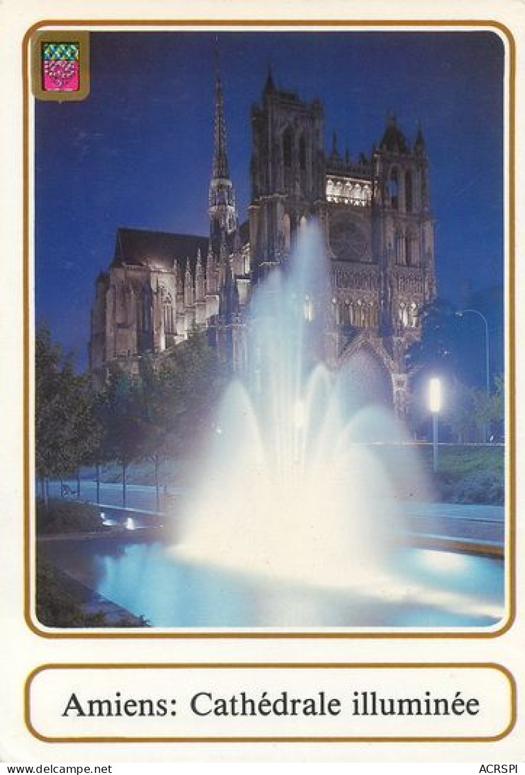 AMIENS La Cathedrale  Illuminée  15   (scan Recto-verso)MA2269Bis - Amiens