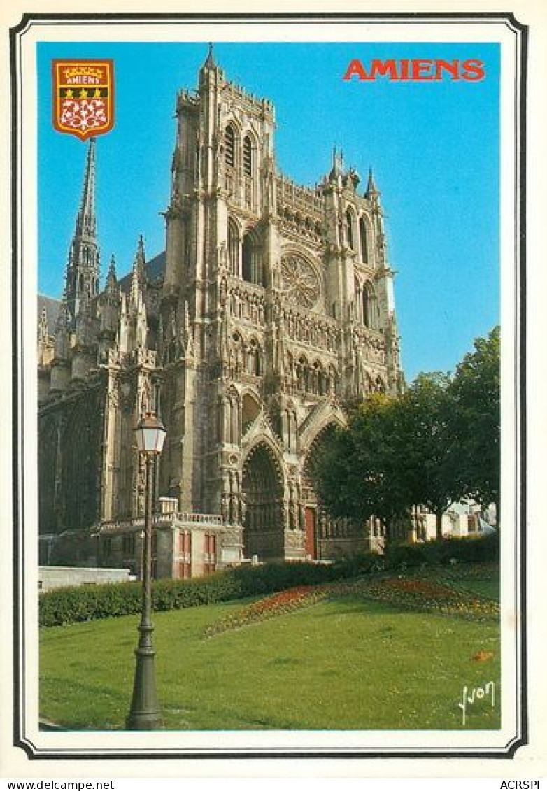 AMIENS La Cathedrale  Facade Ouest  édition D'art YVON  14   (scan Recto-verso)MA2269Bis - Amiens