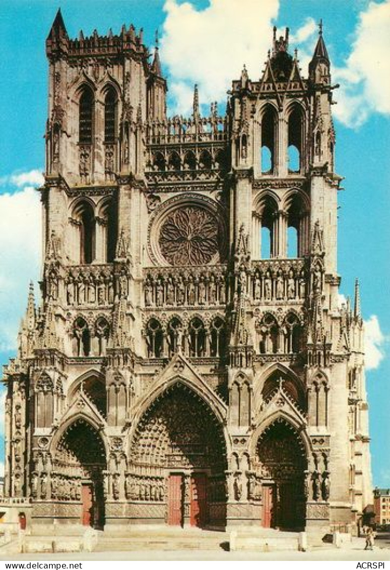 AMIENS La Cathedrale  Facade Ouest  13   (scan Recto-verso)MA2269Bis - Amiens