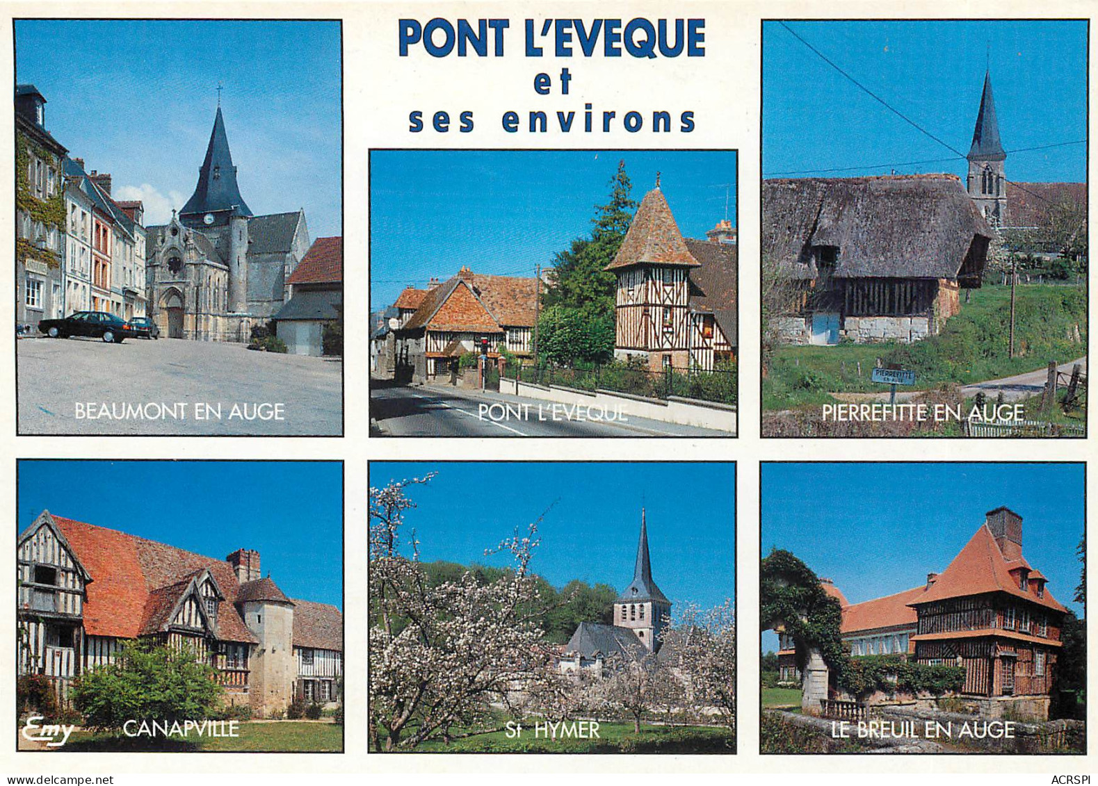 PONT L EVEQUE Et Ses Environs 5(scan Recto-verso) MB2387 - Pont-l'Evèque