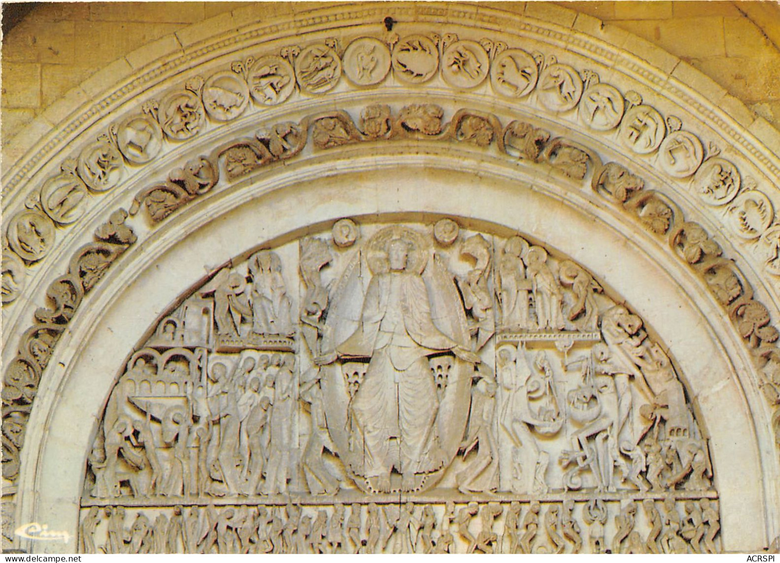 AUTUN Tympan De La Cathedrale St Lazare 30(scan Recto-verso) MA2269 - Autun