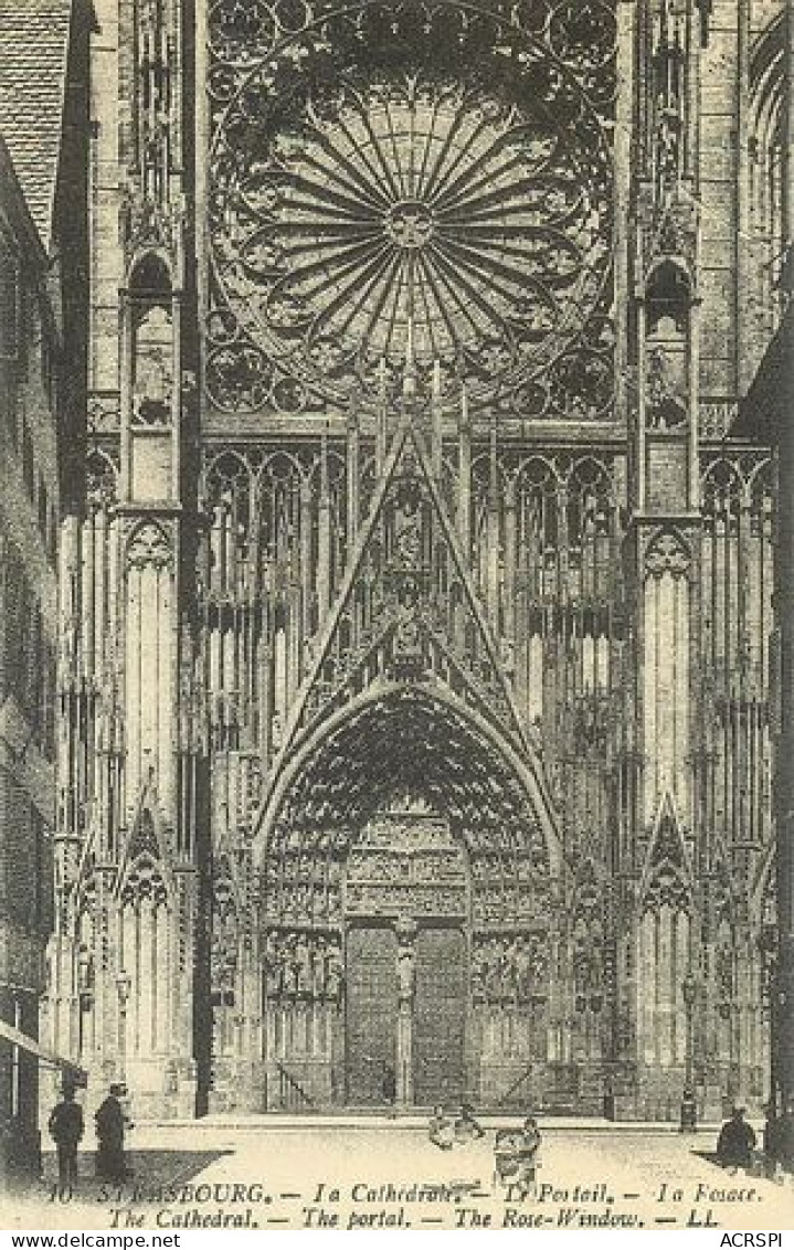 STRASBOURG Portail De La Cathedrale  49  (scan Recto-verso)MA2268Ter - Strasbourg