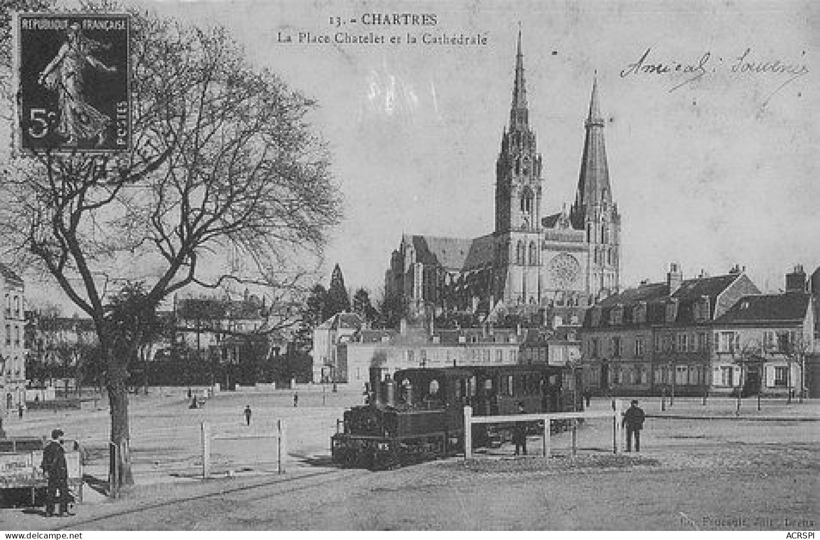 CHARTRES  Place Du Chatelet   48  (scan Recto-verso)MA2268Ter - Chartres