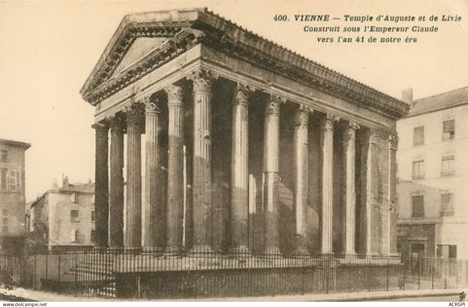 VIENNE  Le Temple D'AUGUSTE  39  (scan Recto-verso)MA2268Ter - Vienne