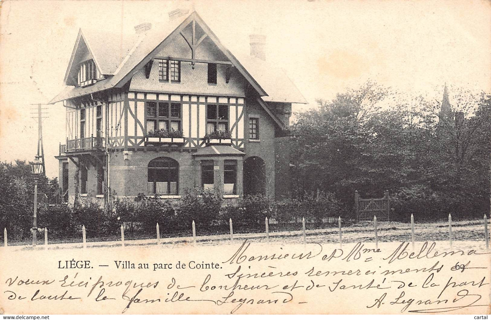 LIEGE - Villa Au Parc De Cointe. - Liège