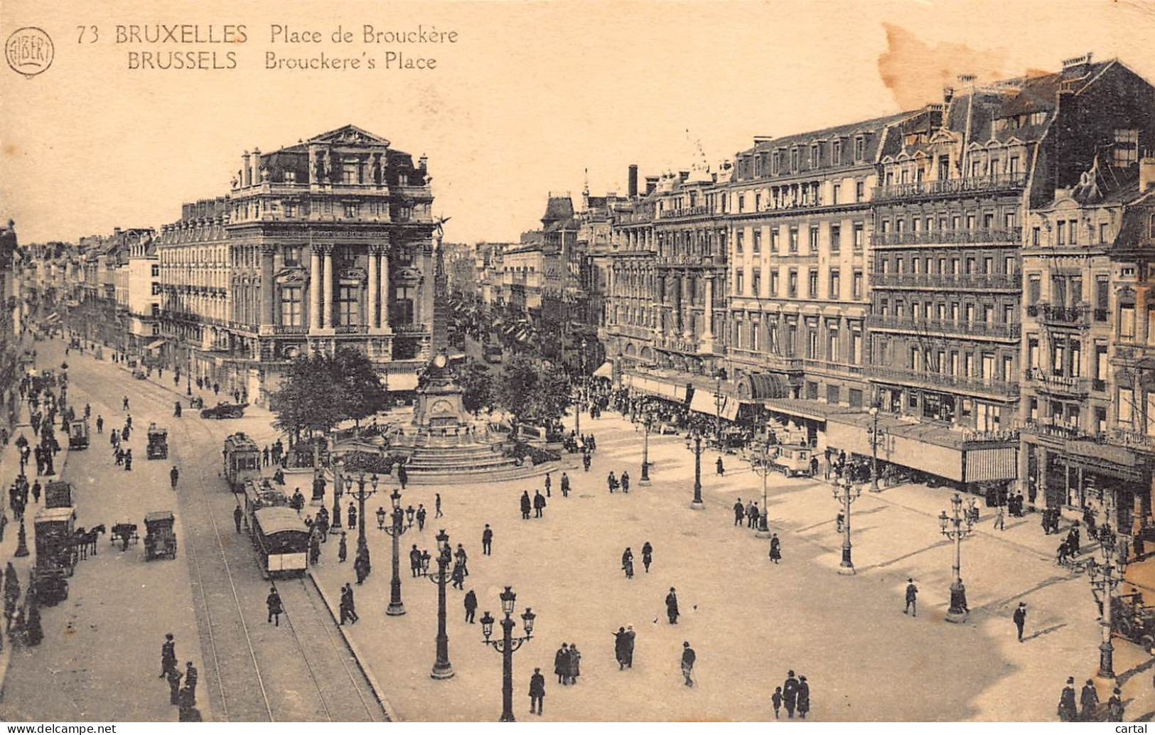 BRUXELLES - Place De Brouckère - Marktpleinen, Pleinen