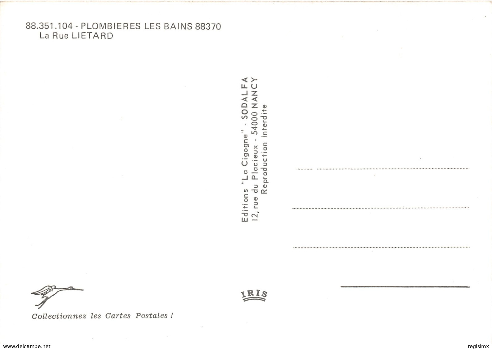 88-PLOMBIERES LES BAINS-N°1033-A/0053 - Plombieres Les Bains
