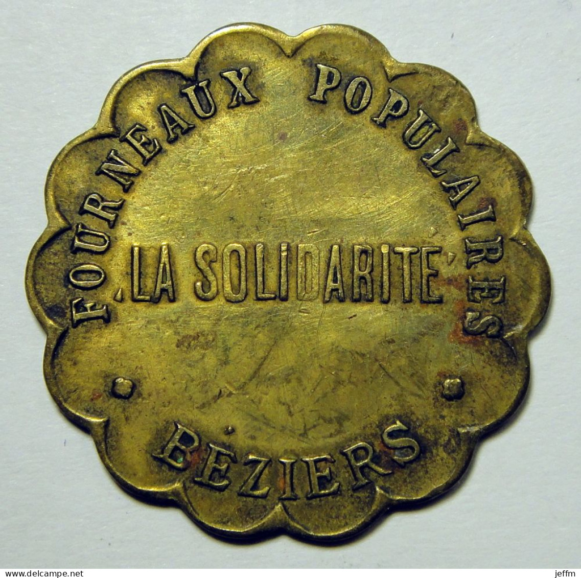 Béziers - Fourneaux Populaires - La Solidarité - 10 Centimes - Monedas / De Necesidad