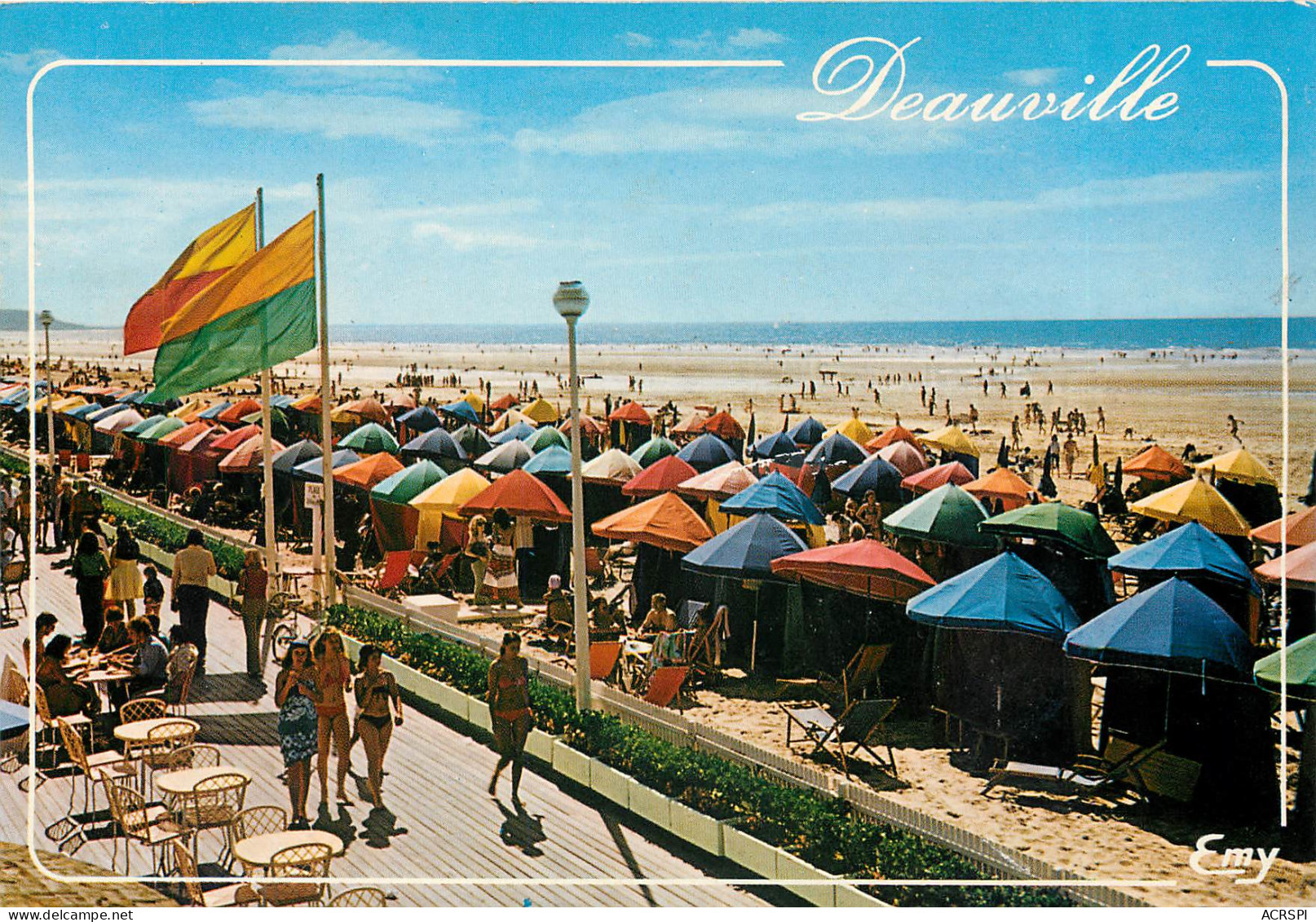 DEAUVILLE Les Planches  20(scan Recto-verso) MB2389 - Deauville