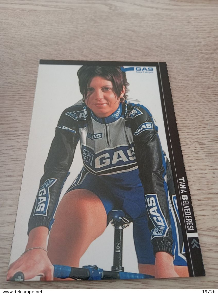 Cyclisme Cycling Ciclismo Ciclista Wielrennen Radfahren BELVEDERESI TANIA (Gas Sport Professional Cycling Team 2001) - Cyclisme