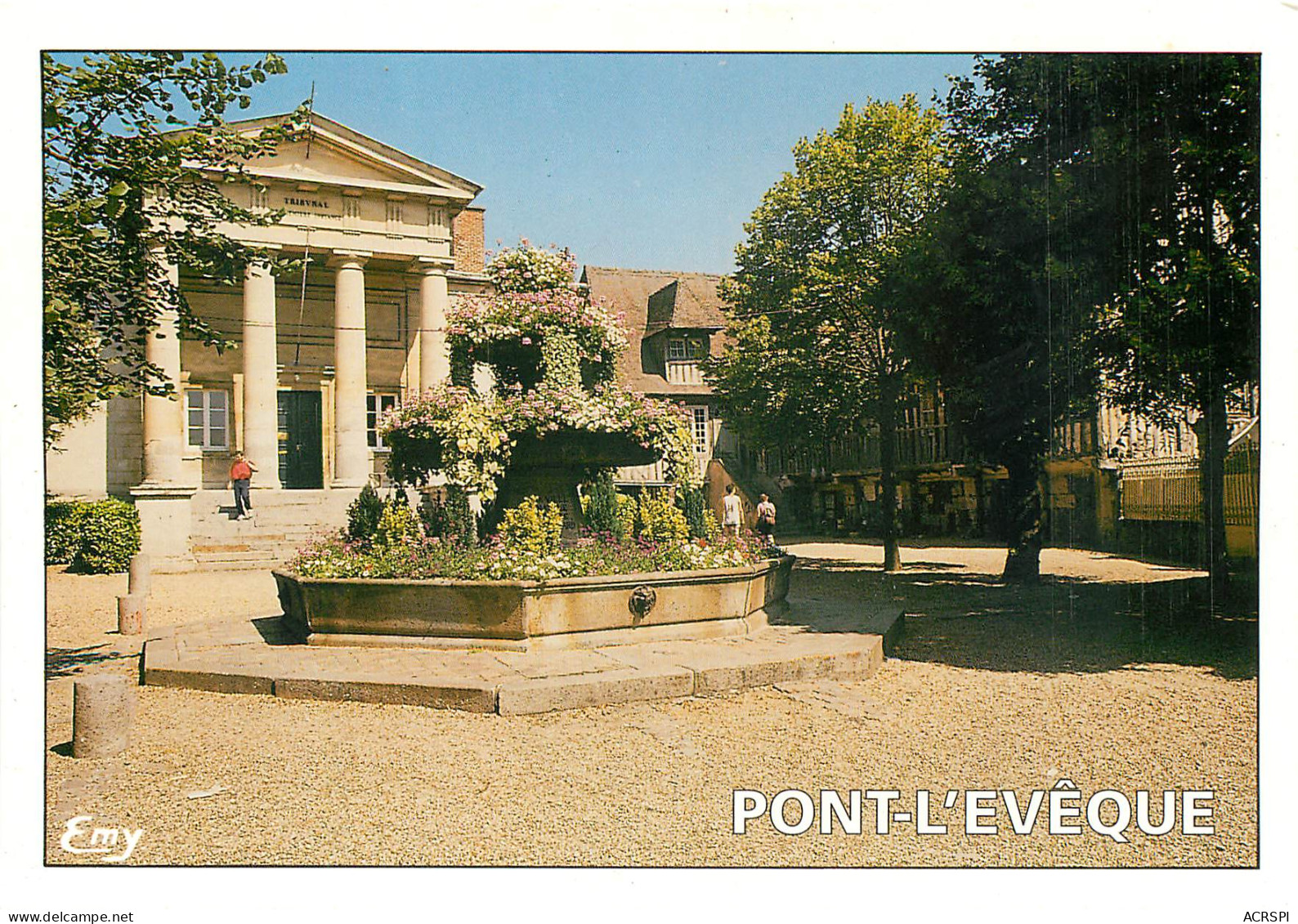 PONT L EVEQUE Le Tribunal Et L Ancien Couvent Des Dames Dominicaines De L Isle 19(scan Recto-verso) MB2393 - Pont-l'Evèque